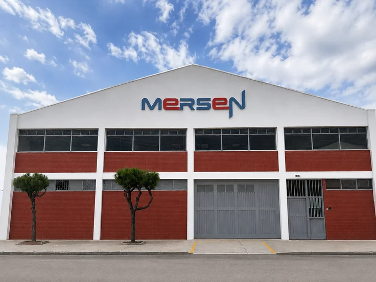 front of mersen office in Bogota 